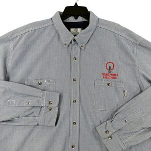 Tyndale Tyndale FRMC Button Down Shirt Mens 4XL Micro Check Flame Resistant Work
